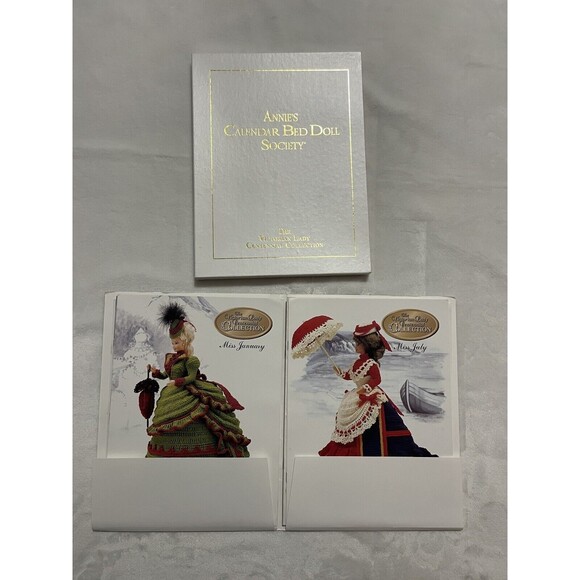 Annies Calendar Doll Society Victorian Lady Centennial Crochet Pattern Barbie - Picture 2 of 5